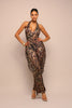 Untamed Moves Leopard Fringe Jumpsuit