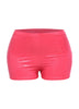 Foiled animal printed highwaisted shorts