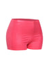 Foiled animal printed highwaisted shorts