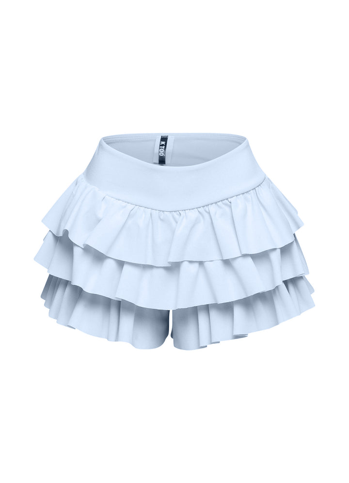 Sugar Rush Ruffle Cotton Shorts.