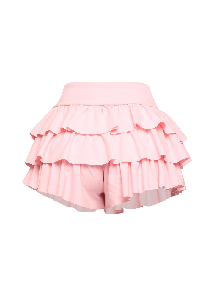 Sugar Rush Ruffle Cotton Shorts.