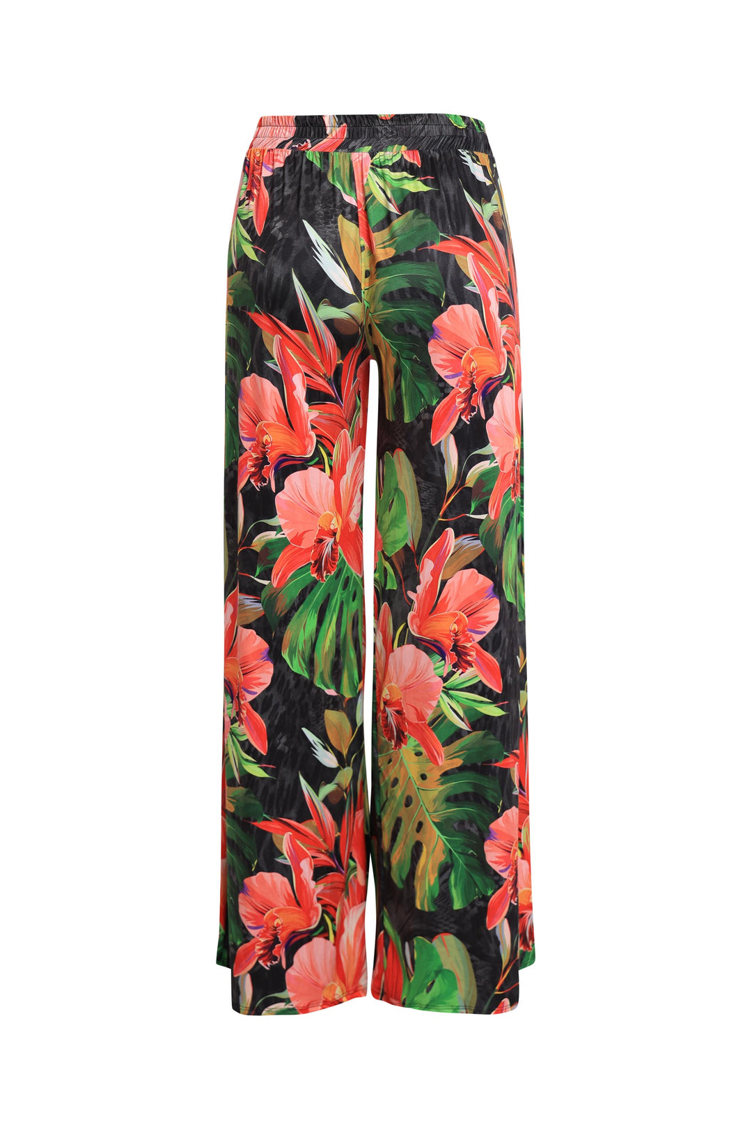 Printed wide leg pants