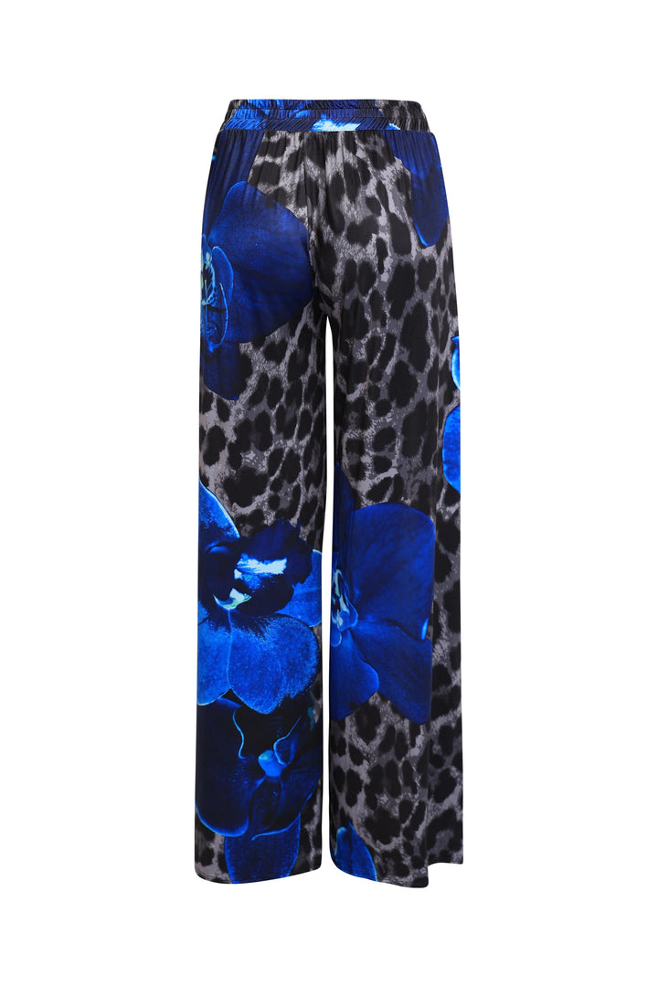 Printed wide leg pants