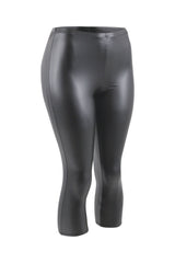 Black leggings on a white background