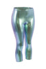 Iridescent leggings on a white background