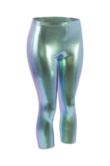 Iridescent leggings on a white background