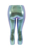 Iridescent leggings on a white background
