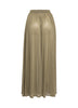 Sheer mesh maxi skirt with shorts lining