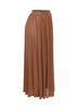 Sheer mesh maxi skirt with shorts lining