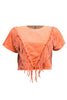 Fringe detailed top