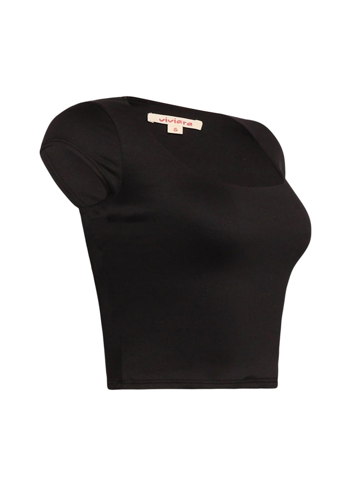 Squared neck cap sleeve top