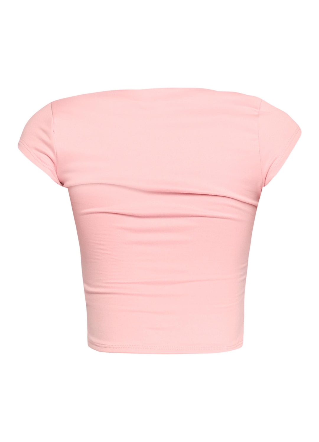 Squared neck cap sleeve top