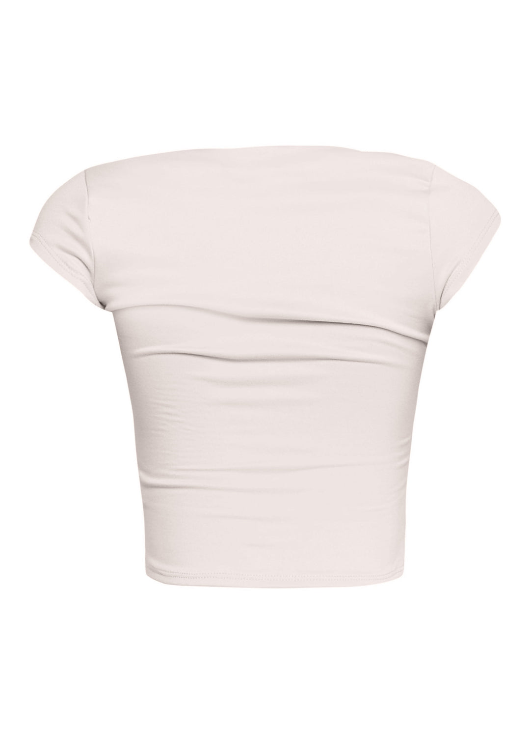Squared neck cap sleeve top