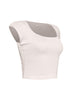 Squared neck cap sleeve top