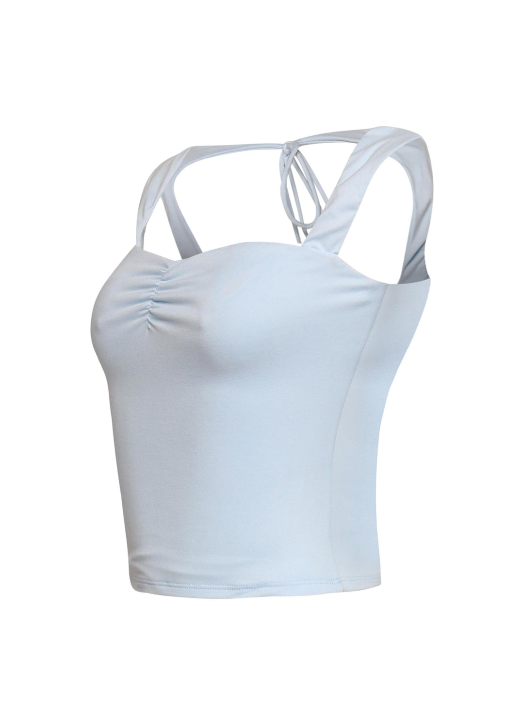 Sleeveless tied back top