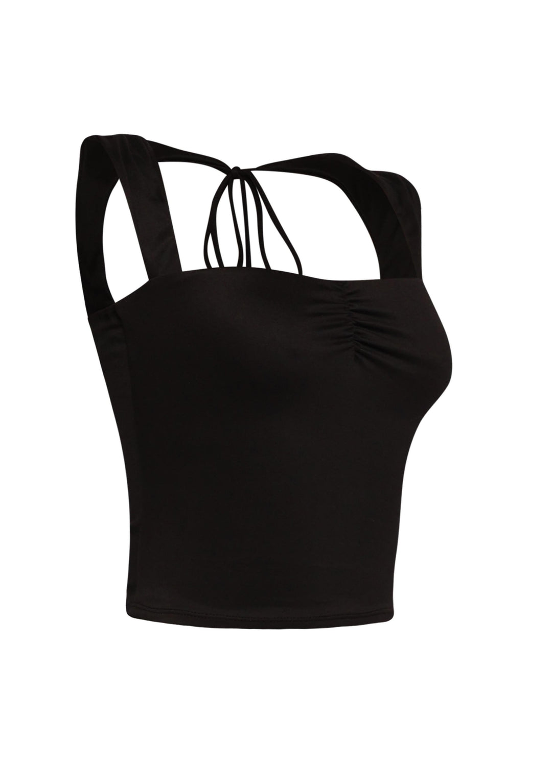 Sleeveless tied back top