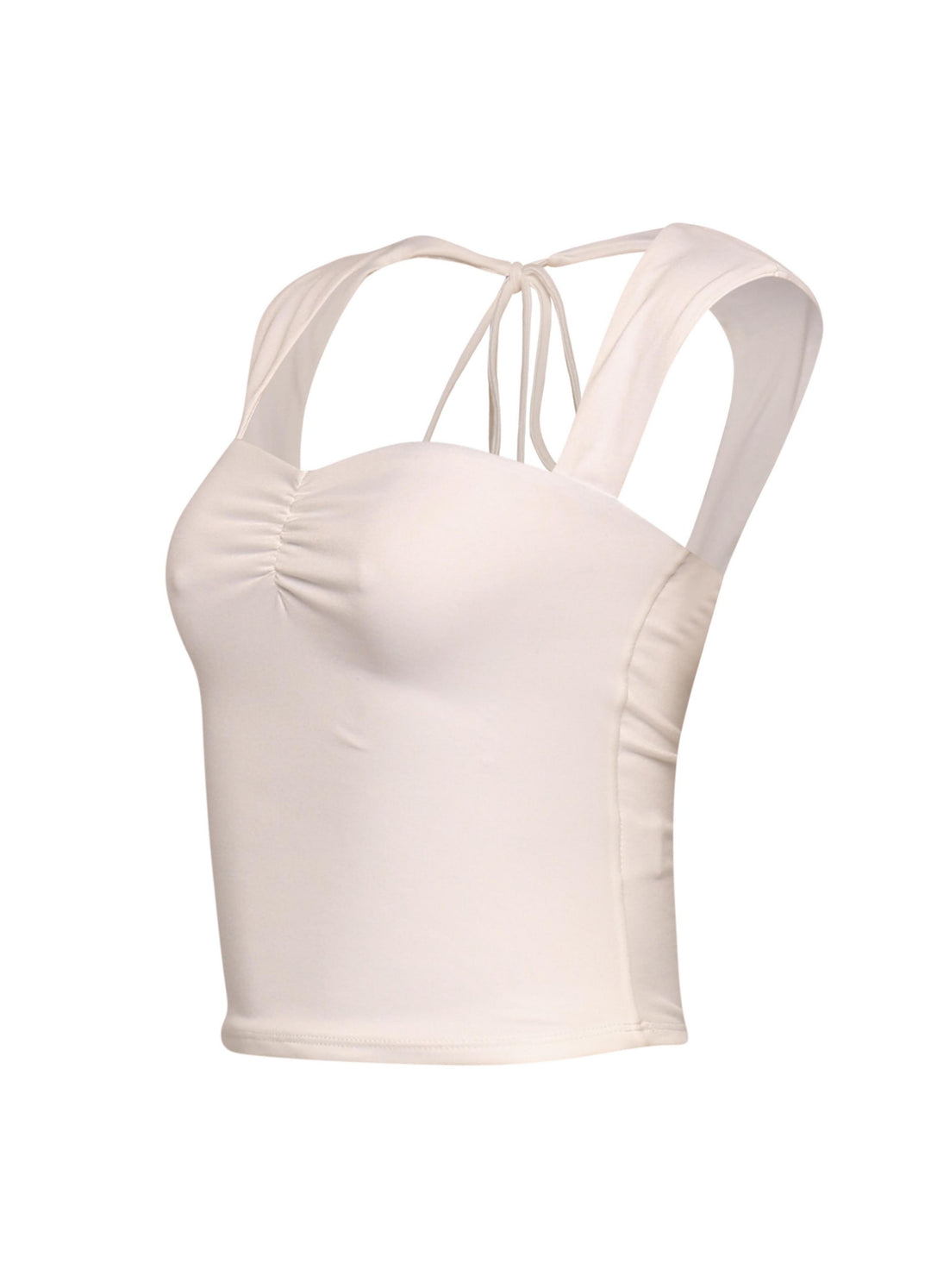 Sleeveless tied back top