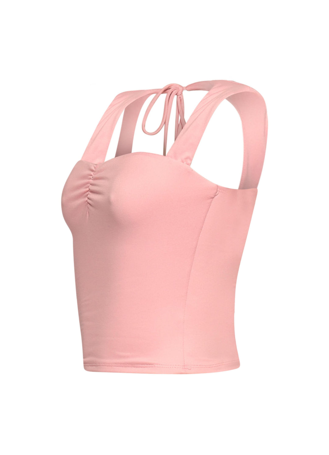 Sleeveless tied back top