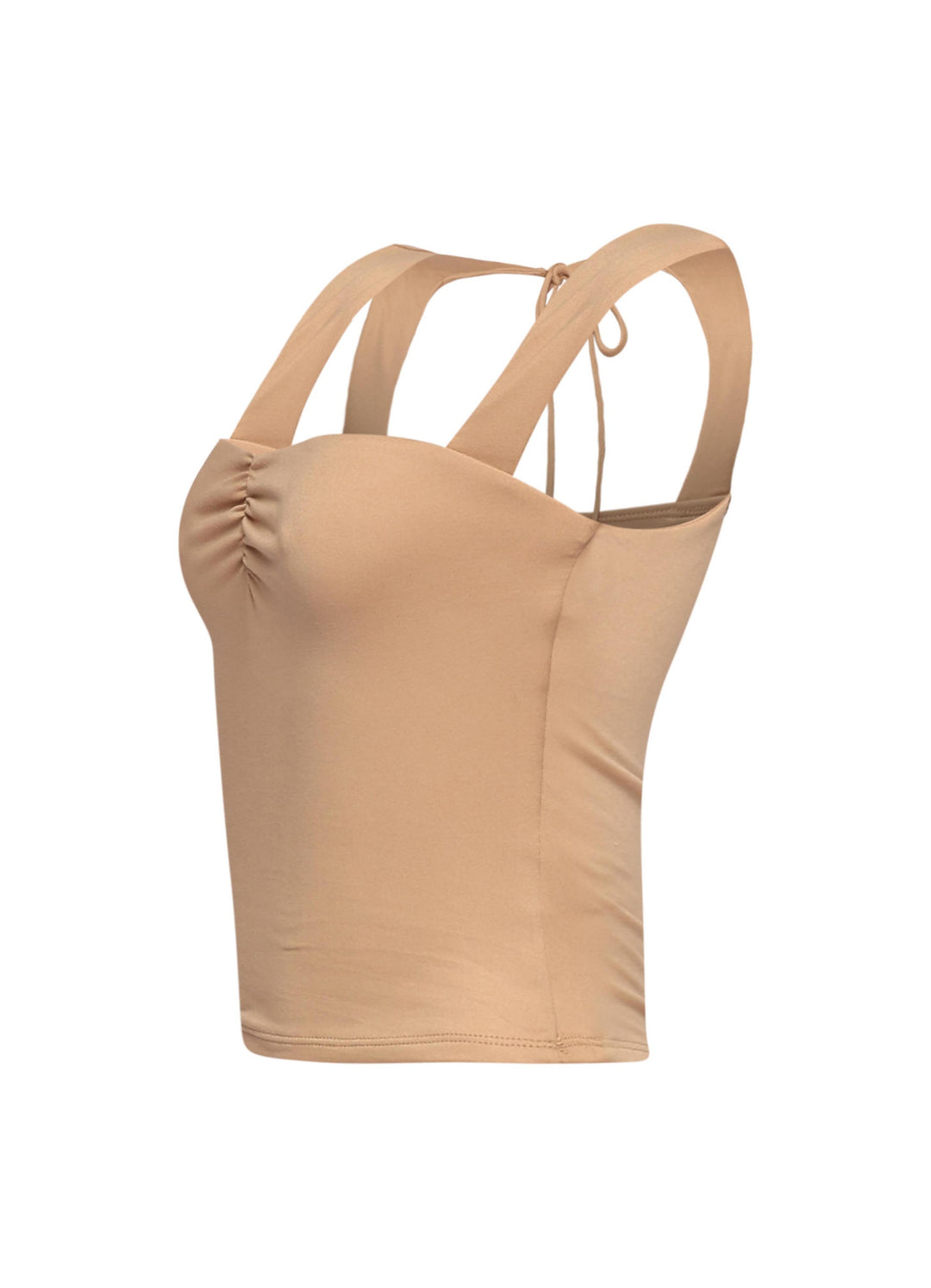 Sleeveless tied back top