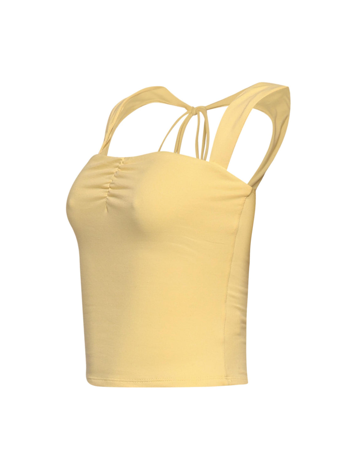 Sleeveless tied back top