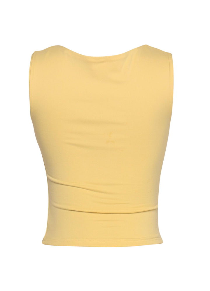 Scoop neck sleeveless top