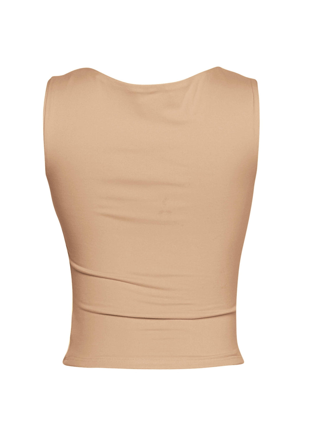 Scoop neck sleeveless top