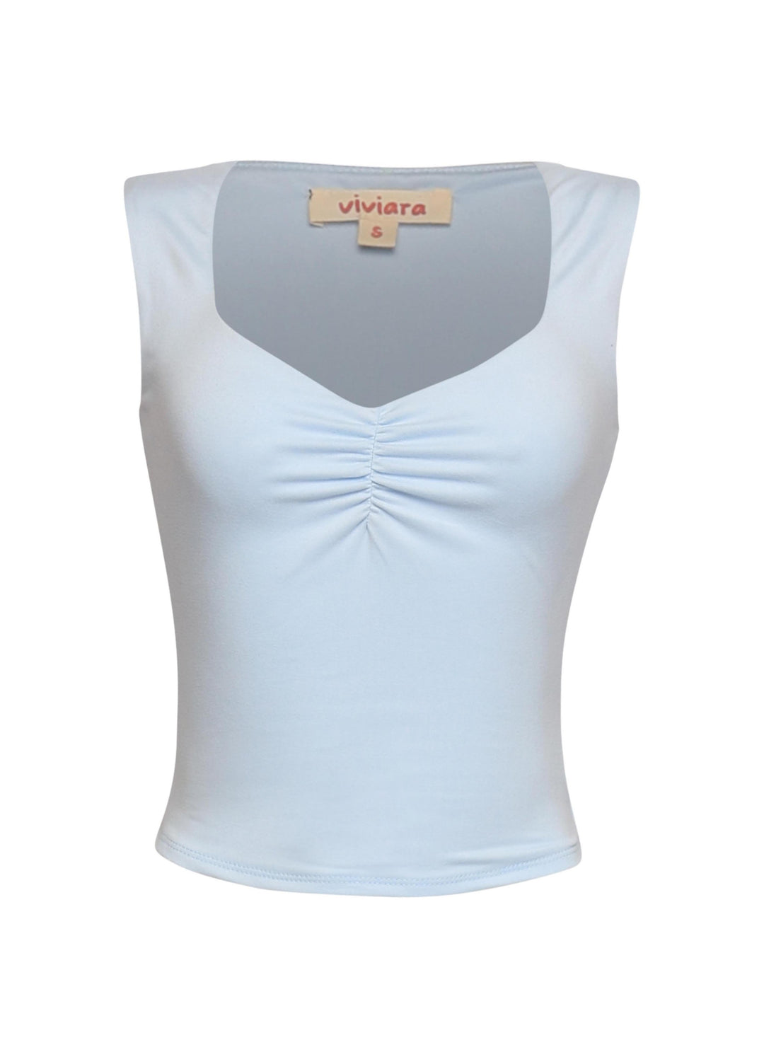 Scoop neck sleeveless top