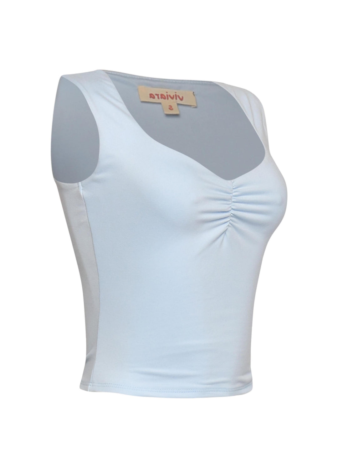 Scoop neck sleeveless top