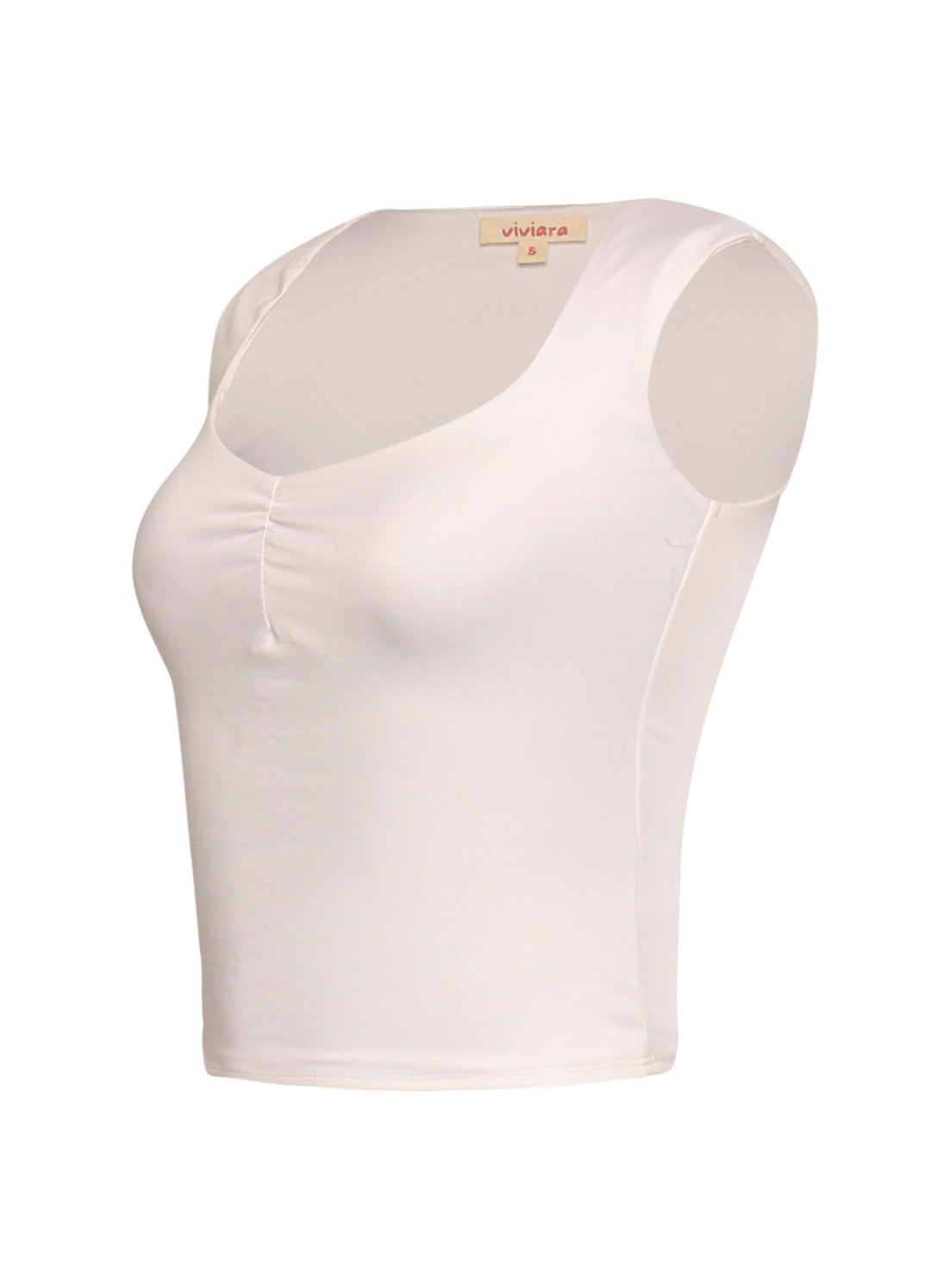 Scoop neck sleeveless top