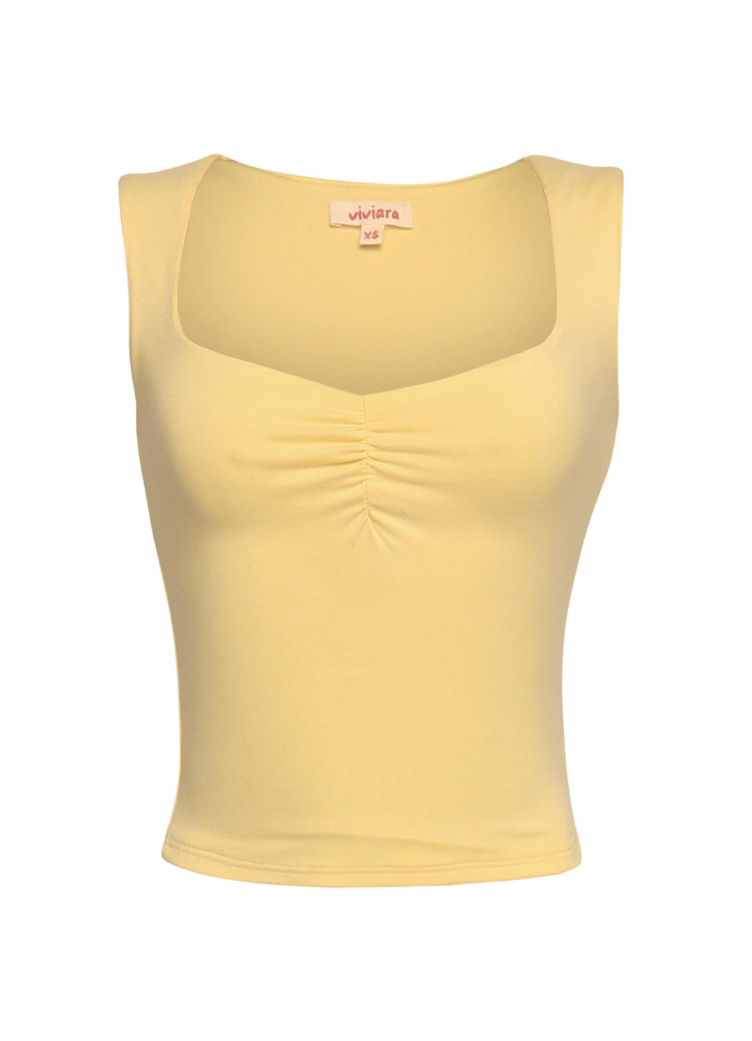 Scoop neck sleeveless top