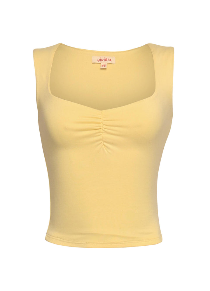 Scoop neck sleeveless top