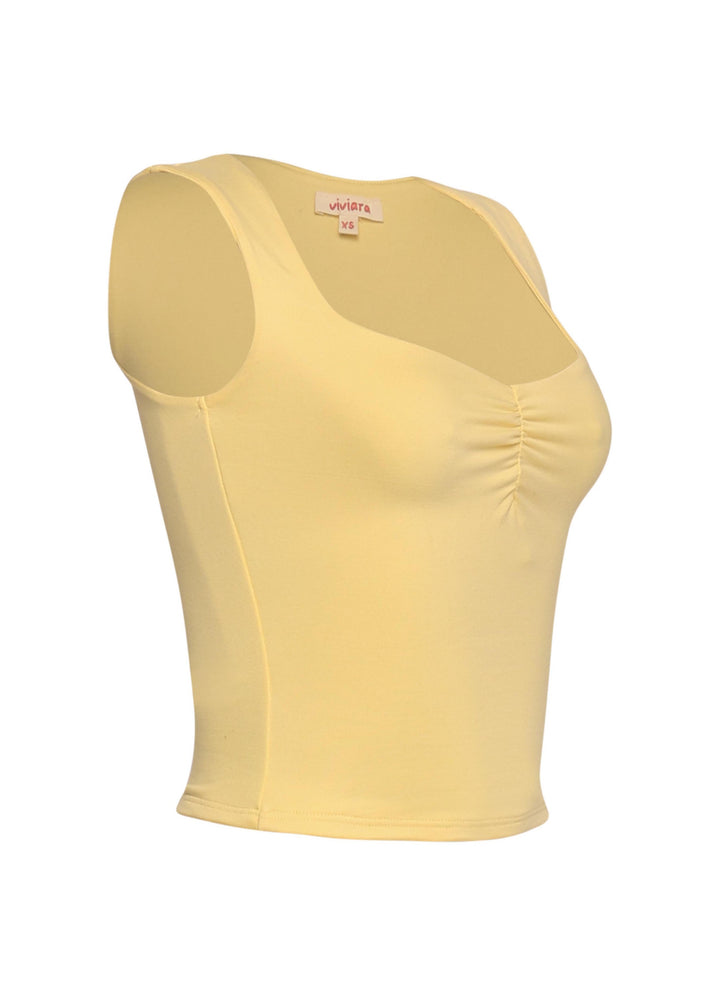 Scoop neck sleeveless top