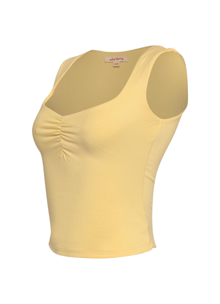 Scoop neck sleeveless top