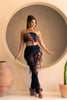 Distressed Tube top and pants set