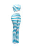 Popcorn Fabric Tube Top And Pants set