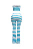 Popcorn Fabric Tube Top And Pants set