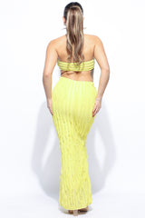 Ruffle designed skirt set