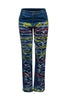 Distressed denim pants