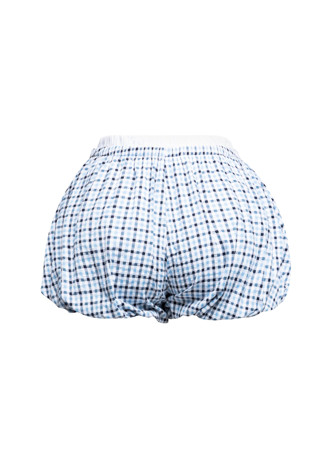 Elastic waist band bubble shorts