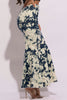 Acid Wash denim mermaid maxi skirt