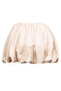 PU Leather Bubble Mini Skirt