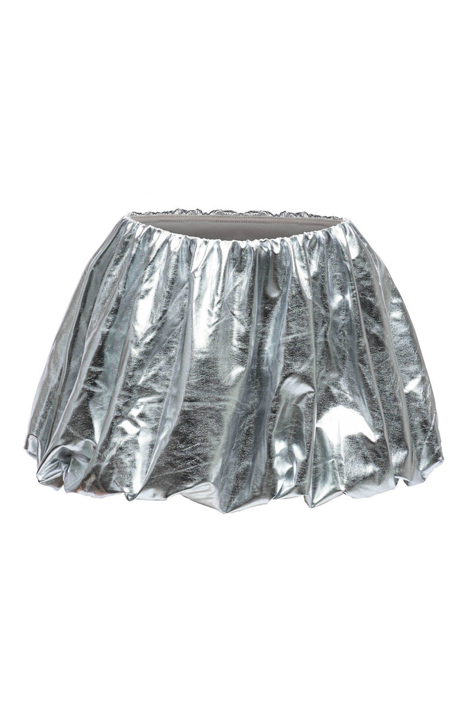 METALLIC BUBBLE SKIRT