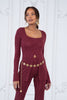 Round Metal Chain Belt
