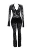 Lace bodysuit & pants set