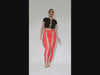 Lace up and fringe pants