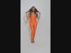 Shiny Nylon bodycon jumpsuit