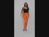 Highwaisted shiny nylon leggings