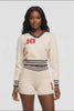 Varsity Vibe Knit Short Set