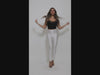 Highwaisted shiny nylon leggings