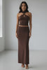 Power Poise Mock Neck Maxi Set